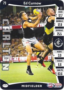 2019 AFL TeamCoach #79 Ed Curnow Front